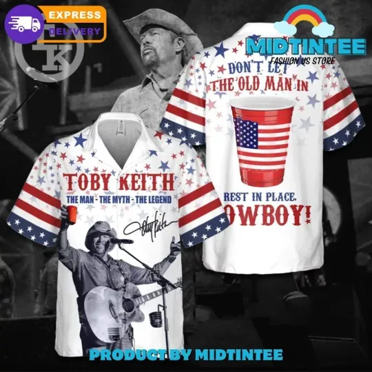Discover Toby Keith Dont Let The Old Man In 3D Hawaiian Shirt3nj74_wll_38