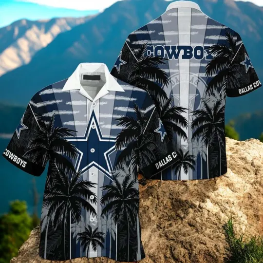 Star Rise Up In Coconut Forest football Dallas Cowboys Hawaiian Shirt