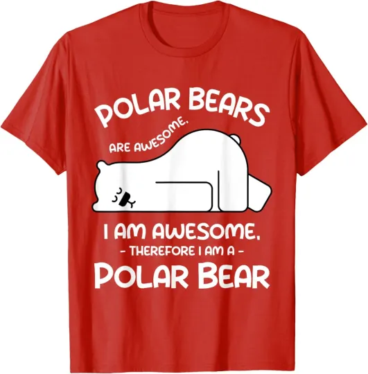 Discover Cartoon I Am A Polar Bears Bear Lover Cute Sleep Gift Unisex T-Shirt