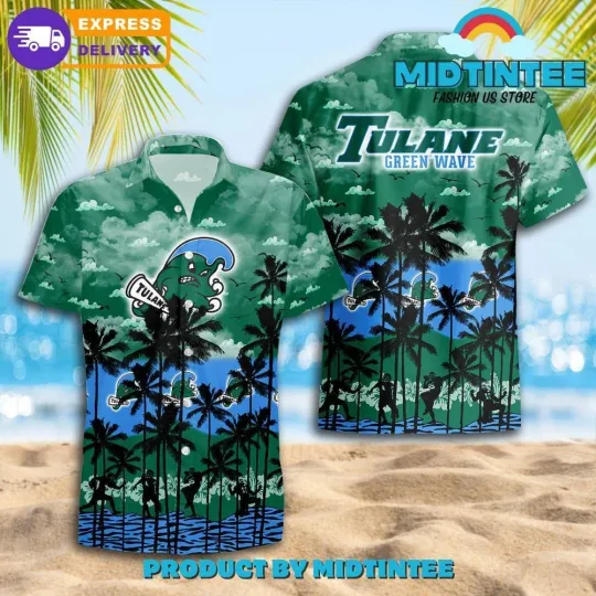 Discover Tulane Green Wave Hawaiian Shirt Trending Summerxo322_469_54