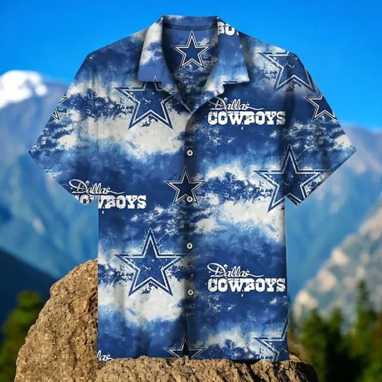 Sky And Dallas Cowboys Hawaiian Shirt