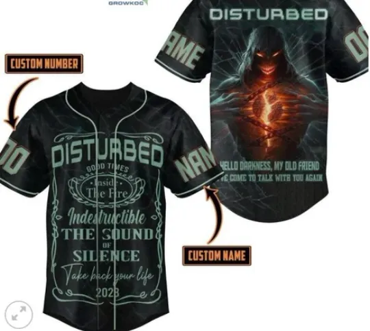 Discover Disturbed Take Back Your Life 2023 Personalized baseball jersey