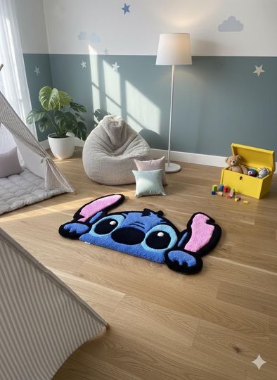 Discover Stitch Tufted Shaped Rug