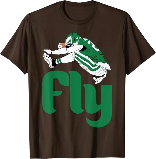 Fly Eagles Fly Saquon Barkley Viral Hurdle Jump Gift T-Shirt