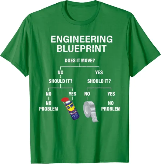 Discover My Engineering Blueprint - Funny Engineer T-Shirt