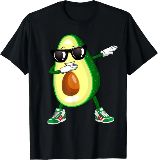 Discover Dabbing Cute Avocado Funny Cool Vegan Food Lover T-Shirt