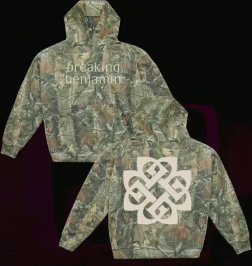 Discover Breaking 2025 Tour Merch Camo 3D Hoodie Gift For Christmas