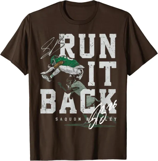 Discover Saquon Eagles Vintage Barkley Design 90s Graphic T-Shirt