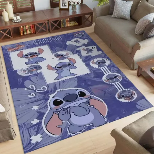 Discover Cartoon Character Kids Room Rug, Living Room & Bedroom Area Carpet