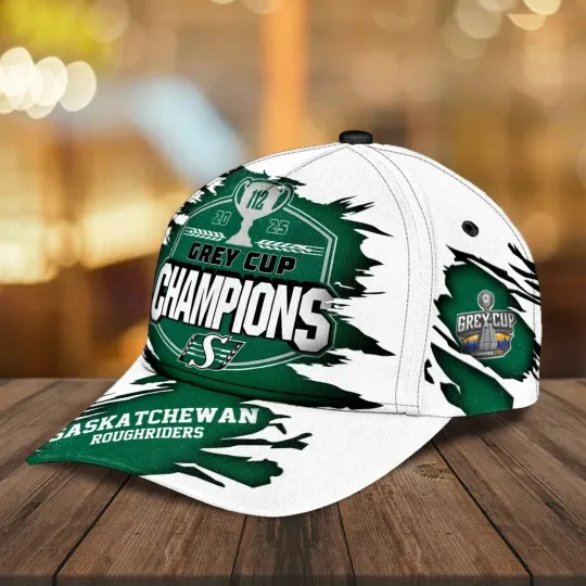 Saskatchewan Roughriders 2025 Grey Cup Champions Classic Cap