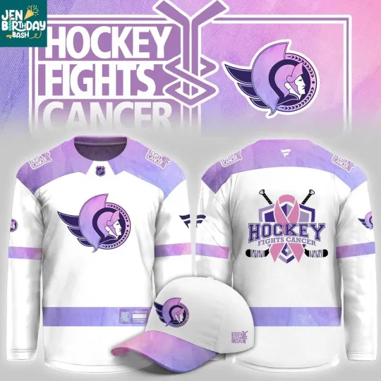 Discover Personalized Ottawa Senators Champs Fight Cancer 2025 Hockey Shirt Fan Gear Gift