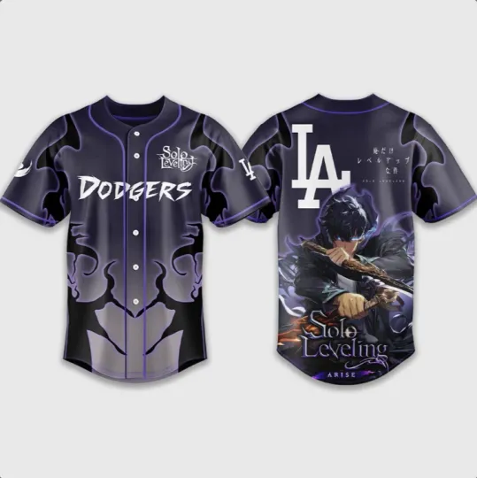 Discover 2025 Dodgerr Solo Leveling Baseball Jersey Gift For Birthday