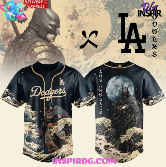 Batman x Dodgerr Limited Edition Baseball Jersey Gift For Birthday