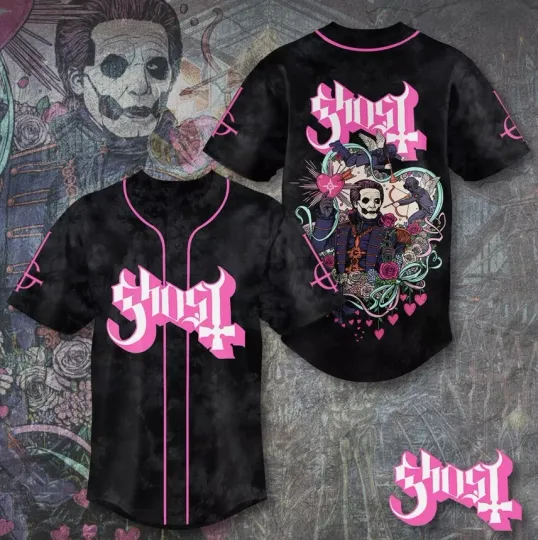 Good Quality Ghost Band Baseball Jersey New 3D Design GLC060573