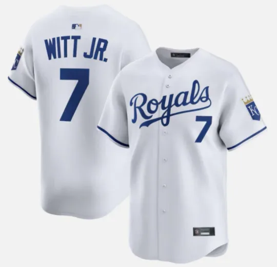 Discover Men #7 Witt Jr. Home Baseball Jersey Gift For Christmas