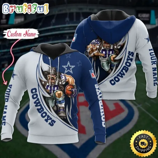 Discover Personalized Dallas Football Team Cowboyss 3D Hoodie