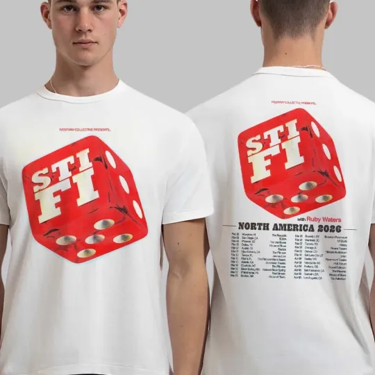 Discover Stick Fingers Band North America 2026 Schedule Dates Two Sided T-Shirt