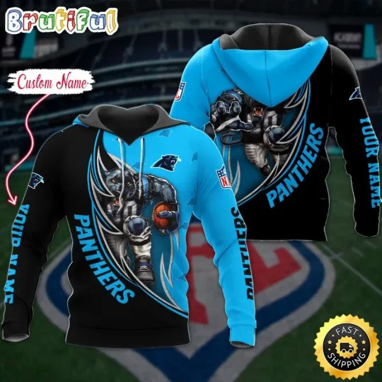 Discover Personalized Carolina Football Team Pantherss 3D Hoodie
