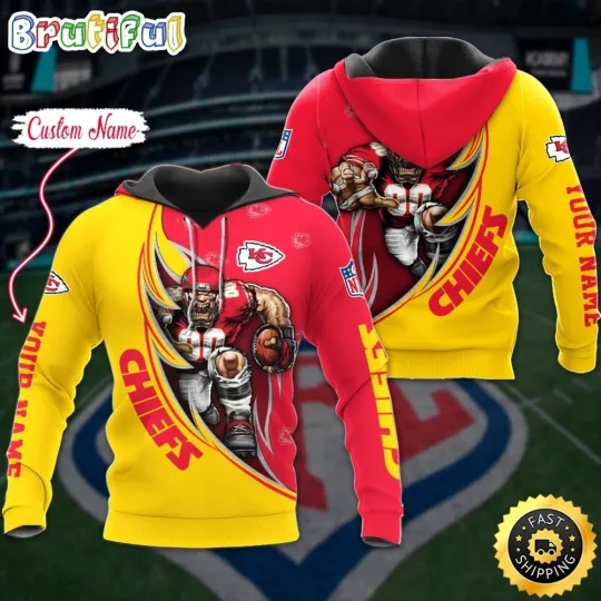 Discover Personalized Kansas City Football Team Chiefss 3D Hoodie