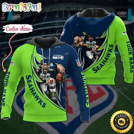 Discover Personalized Seattle Football Team Seahawkss 3D Hoodie
