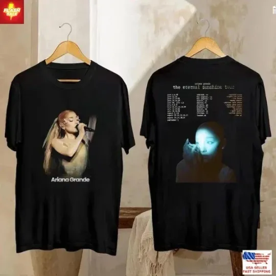 Ariana 2026 Tour T-Shirt Eternal Sunshine Ariana Merch Unisex T-Shirt