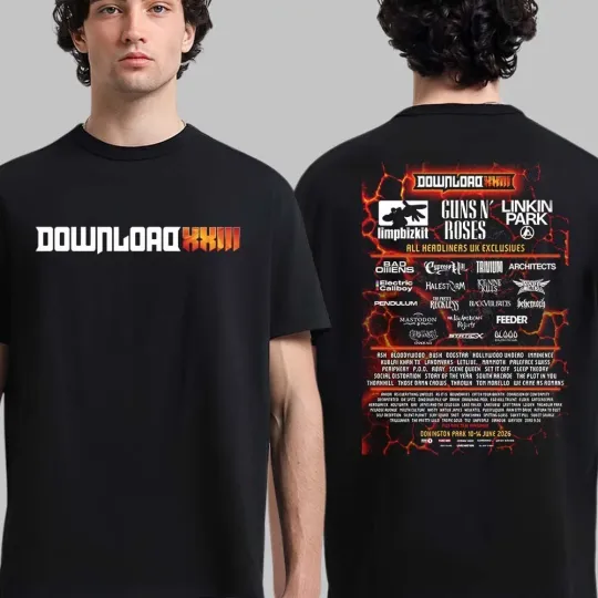Discover Download Festival XXIII 2026 Donington Park UK Lineup From 10-14 June T-Shirt
