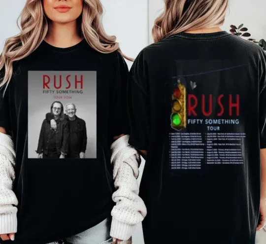 Discover Rush Extends 2026 Fifty Something Tour Concert Unisex T-Shirt