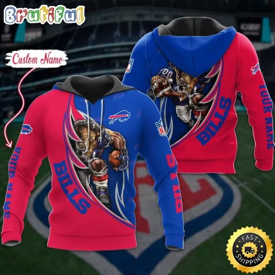 Discover Personalized Buffalo Football Team Billss 3D Hoodie