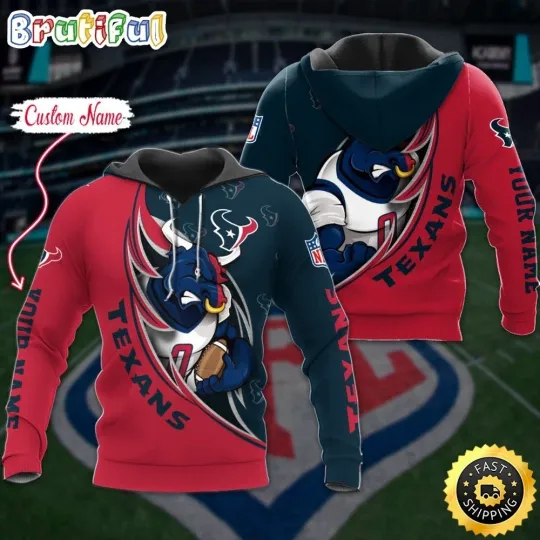 Discover Personalized Houston Football Team Texanss 3D Hoodie