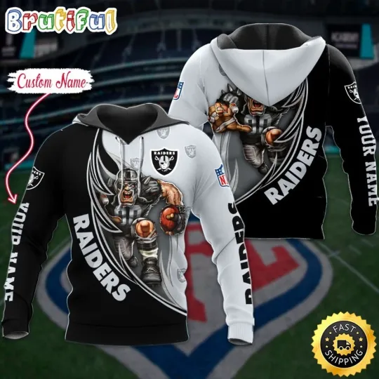 Discover Personalized Las Vegas Football Team Raiderss 3D Hoodie