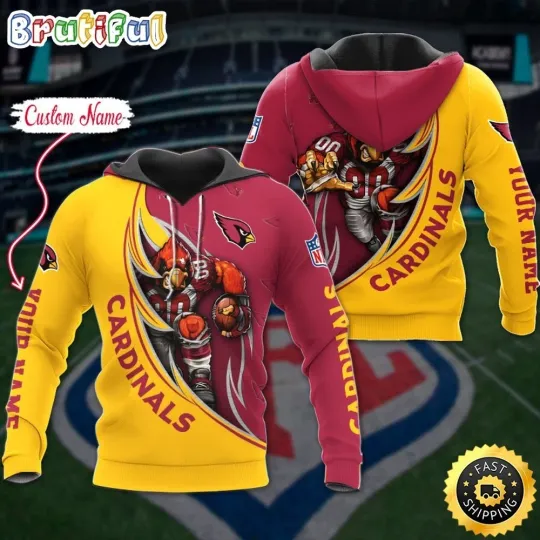 Discover Personalized Arizonna Football Team Cardinalss 3D Hoodie