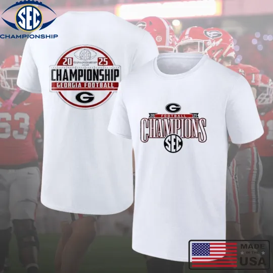Discover GA bulldogs 2025 SEC Championship Classic T-Shirt