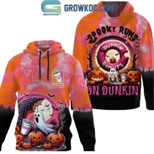 Dunkin’ Donuts Spooky Runs On Dunkin’ Halloween 3D Hoodie