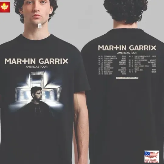 Discover Trending Martin Garrix Americas Tour 2026 City Dates Two Sided T-Shirt