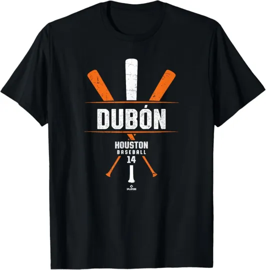 Discover Vintage Baseball Bat Gameday Mauricio Dubon Houston Baseball T-Shirt