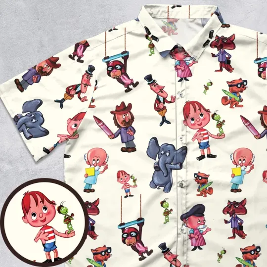 The New Adventures of Pinocchio Button Down Shirt