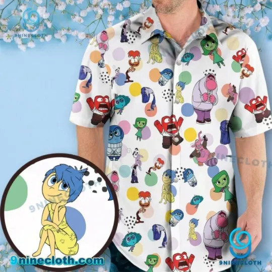 Emotion Characters Inside Out Hawaiian Shirt