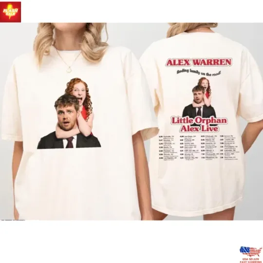 Discover Trending Vintage Alex Warren Shirt, 2026 Tour T-Shirt