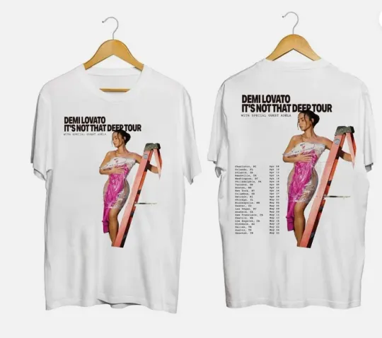 Discover It’s Not That Deep Tour 2026 Demi Lovato Tee Pop Concert T-Shirt