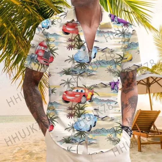Discover Disneyy Cars Hawaiian Shirt, Disneyy Aloha Shirt, Disneyy Hawaiian Shirt