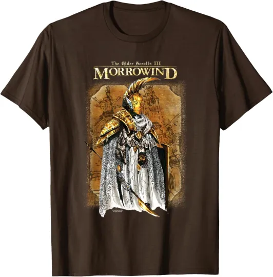 Discover Morrowind Concept Illustration T-Shirt Video Game Clothing
