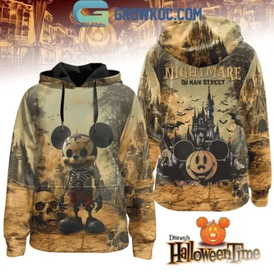 Discover Disney Halloween Time Nightmare On Main Street 3D Hoodie