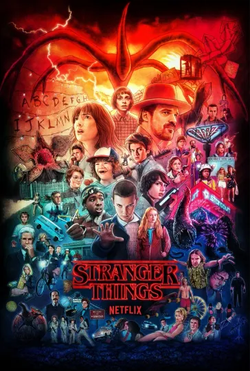Stranger Things Vertical Poster