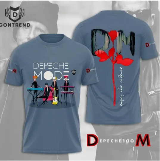 Discover Depeche Mode Enjoy The Silence Deisgn 3D T-Shirt