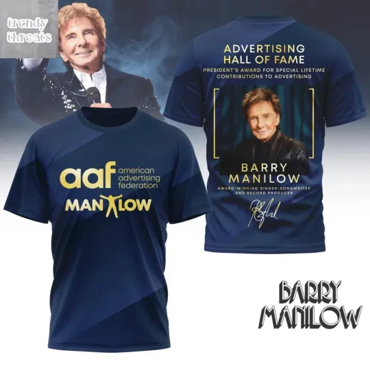 Discover Manilows Hall Of Fame 3D Shirt
