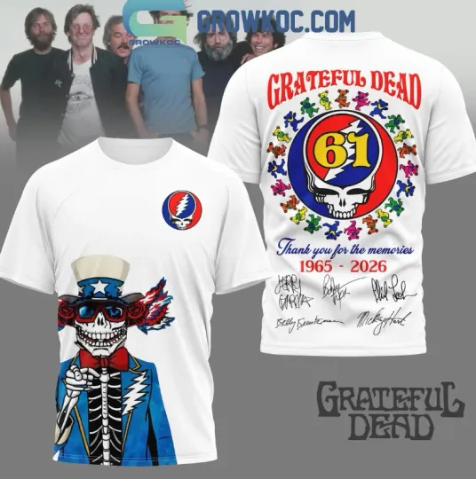 Grateful De*ad 61 Years Memories 3D T-Shirt