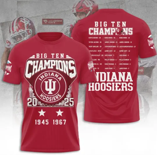 Discover Indianaa Hoosier1 Unisex 3D T-Shirt Fullsize