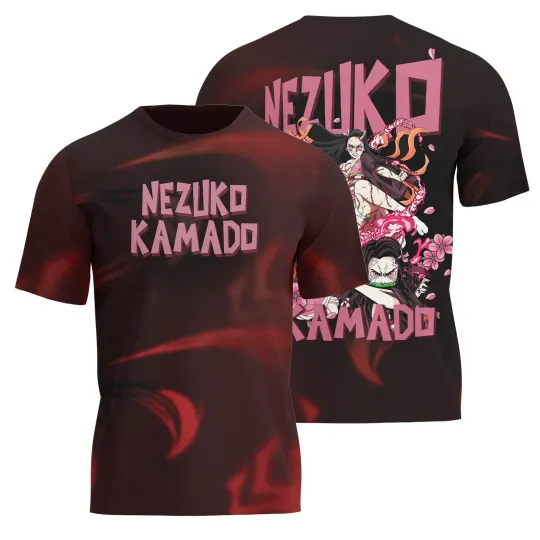 Discover Mitsuri Kanroji demon anime manga kawaii fan gift 3D T-Shirt