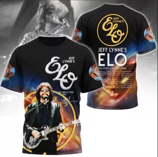 Rock Electric Light Orchestra ELO 3D T-shirt