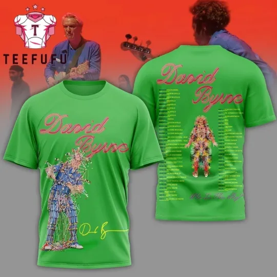 David Byrne Who is the Sky 2026 T Shirt AOP 3D T-Shirt